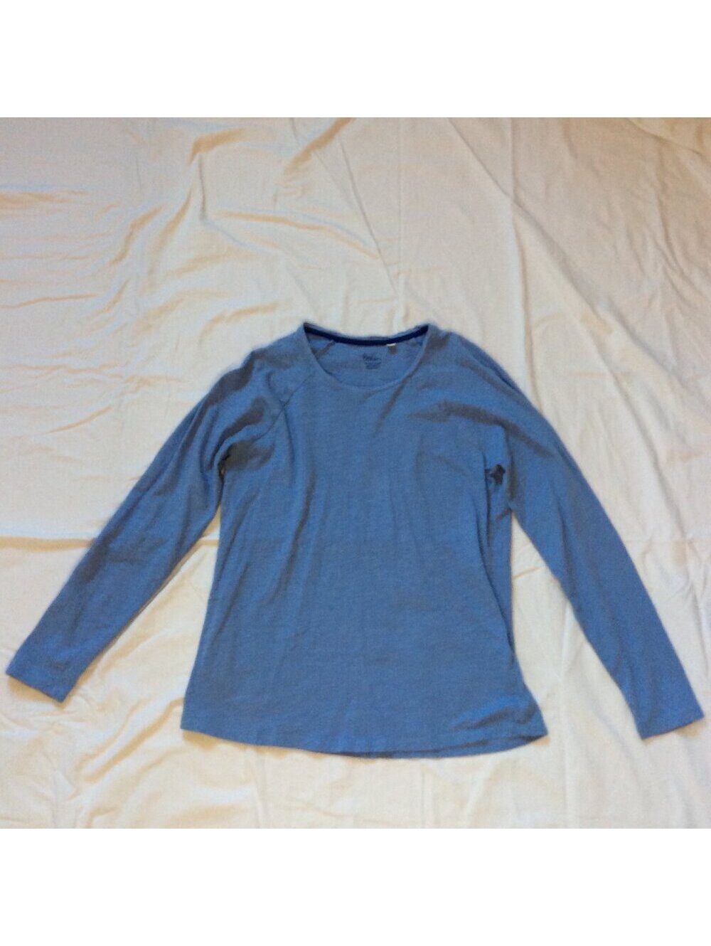 Boden EUC Blue Long Sleeve Knit Top - Size Small